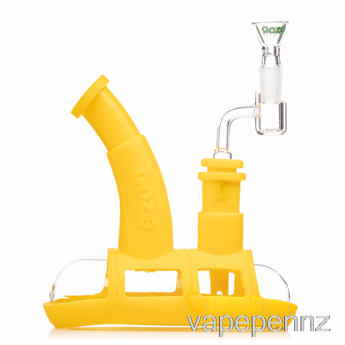 Ooze Steamboat Silicone Water Pipe Mellow Yellow (Yellow) VAPE NZ